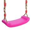 1pc Kids Indoor Outdoor Swing | Curved Board Flying Toy Hanging Seat Height-Adjustable Ropes Ideal for Garden & Home Play