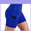 Polyester Yoga Leggings With Side Phone Pocket For Active Women