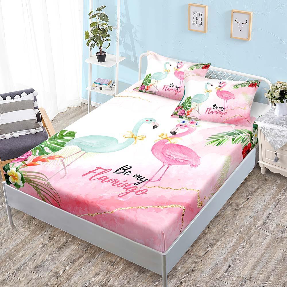 Animal Mattress Three-Piece Set, Bedspread, Pillowcase, Mattress Protective Cover, Dust-Proof And Non-Slip.