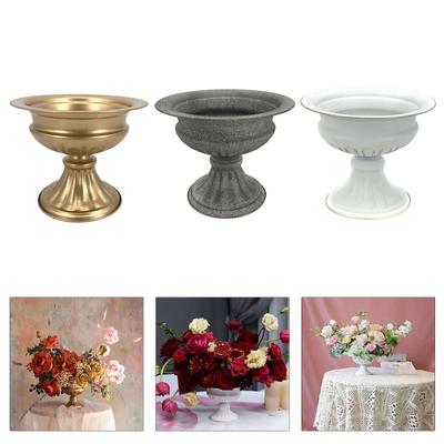 Stylish Tall Flower Vase Dry Flower Arrangement Vase For Indoor Outdoor Use Aesthetic Iron Vase for Home Desk Display