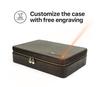 Handmade Crazy Horse Leather 12-Slot Watch Storage Box