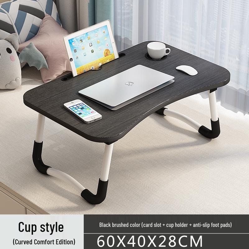 Foldable Laptop Bed Table - Portable Desk for Dorms and Lounging
