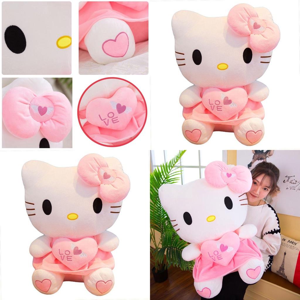 Adorable Hello Kitty Kawaii Toy Lovely Filled Pillow Soft Plush Doll Perfect Children Gift
