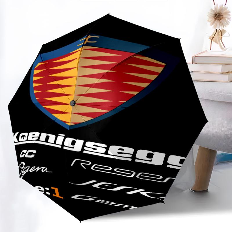 Koenigsegg: Precision Motion Folding umbrella 8 paraphenoid bones Suitable for all seasons Umbrella Three folds Umbrella