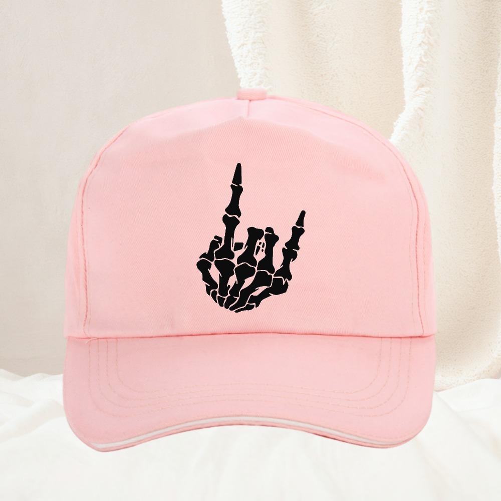 Unisex Skeleton Fingers Hiphop Hats Spring Autumn Outdoor Adjustable Casual Baseball Caps Sunscreen Hat
