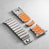 Titanium Rubber Band for Apple Watch Ultra 3 2 49mm Series 11 10 46mm 42mm Magnetic Strap for Iwatch  9 8 7 45mm 6 5 4 Se3 44mm