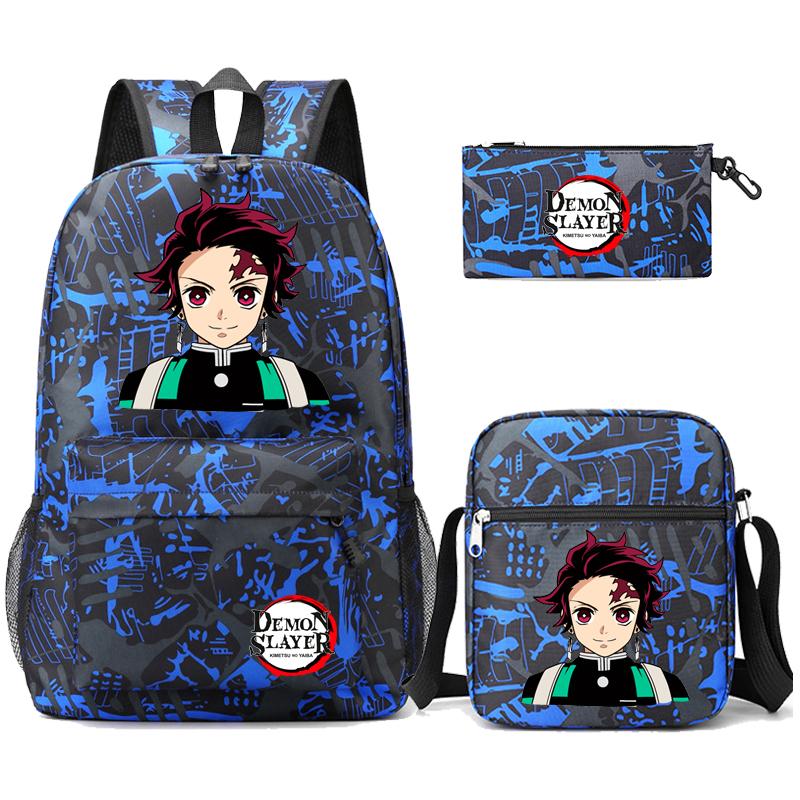 Anime Cosplay Velkokapacitní Bookbag Batoh Kreslený Laptop Unisex Studenti Chlapci Dívky Školní taška Cestovní ruksak Outdoorová taška