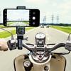Fahrrad Motorrad Handyhalterung Verstellbar Rutschfest Silikon Drehbar Wasserdicht Universal Handy Ständer Halterung zum Fahren