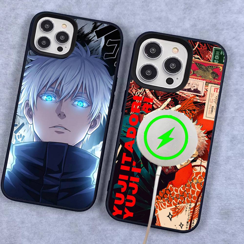 Supernatural Anime Jujutsu Kaisen For Magsafe Case For IPhone 17 16 Pro Max 15 14 Plus 13 12 11 Wireless Charging Phone Cover
