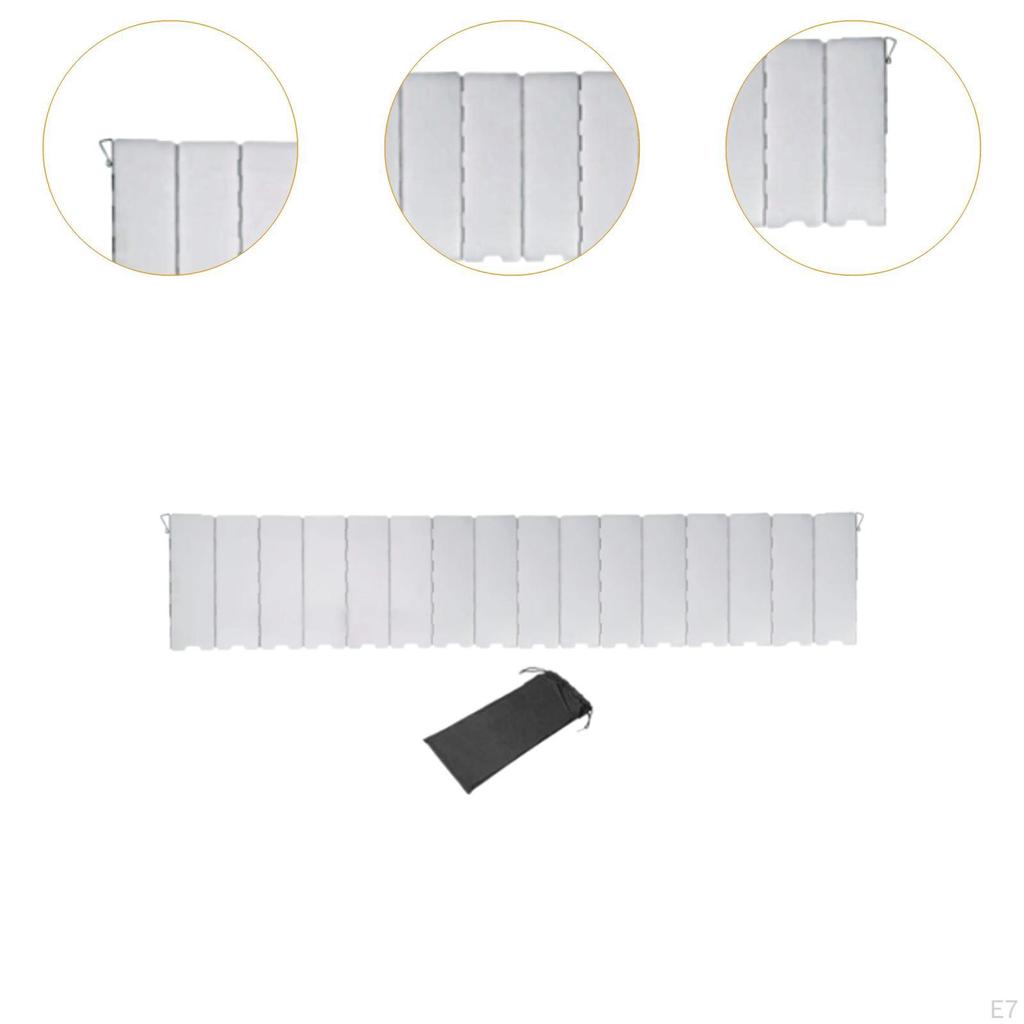 Camping Stove Windscreen Camp Wind Guard Outdoor Windshield Blocker for Hiking
