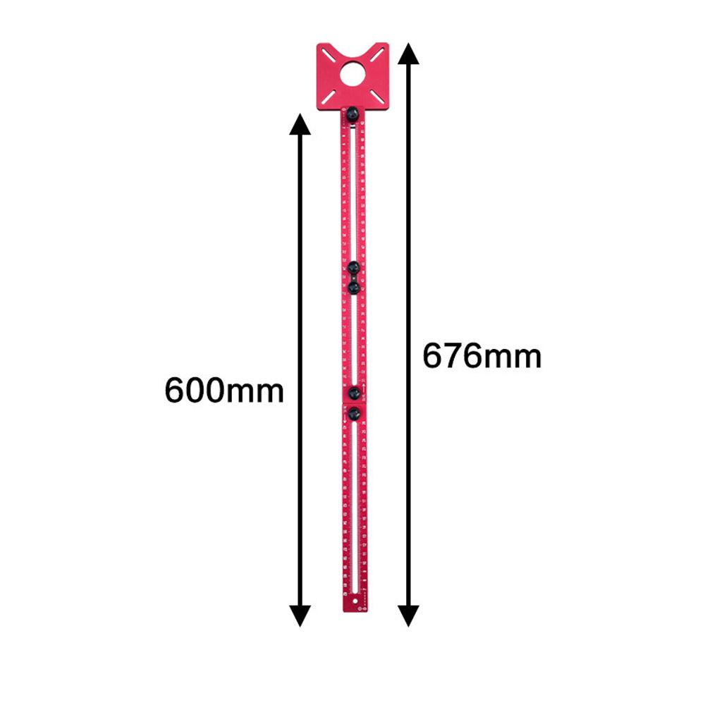 400mm Aluminum Alloy Milling   Bracket with Base Detachable Woodworking Router   Jig Hole Opener for Trimming Machine Carpentry   Cutt