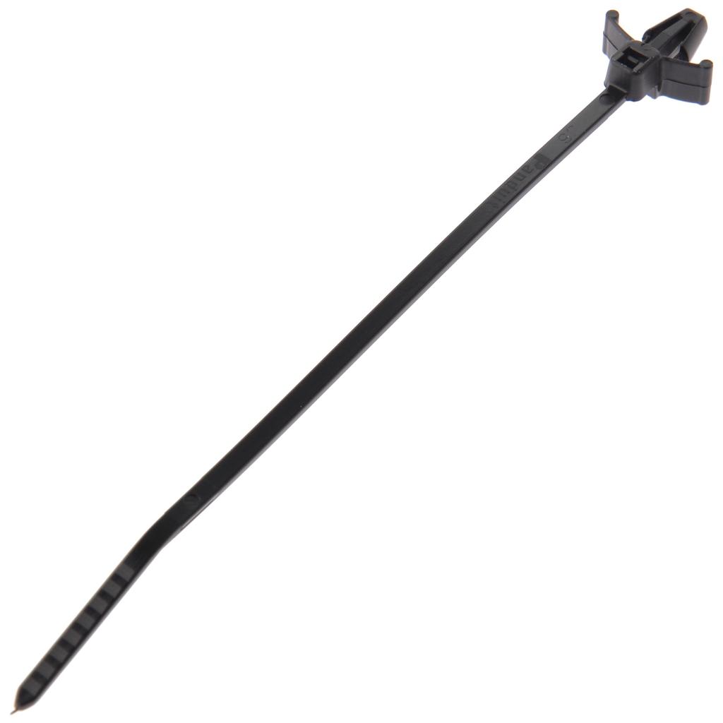 Panduit Push-in Nylon Cable Ties, Weather-Resistant Black, PLWP1S-C0