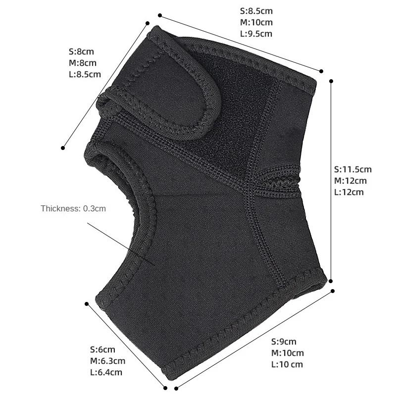 

Износостойкая поддержка голеностопа с открытой пяткой, защита голеностопа, регулируемая защита для фитнеса и спорта, защита голеностопа от растяжений L