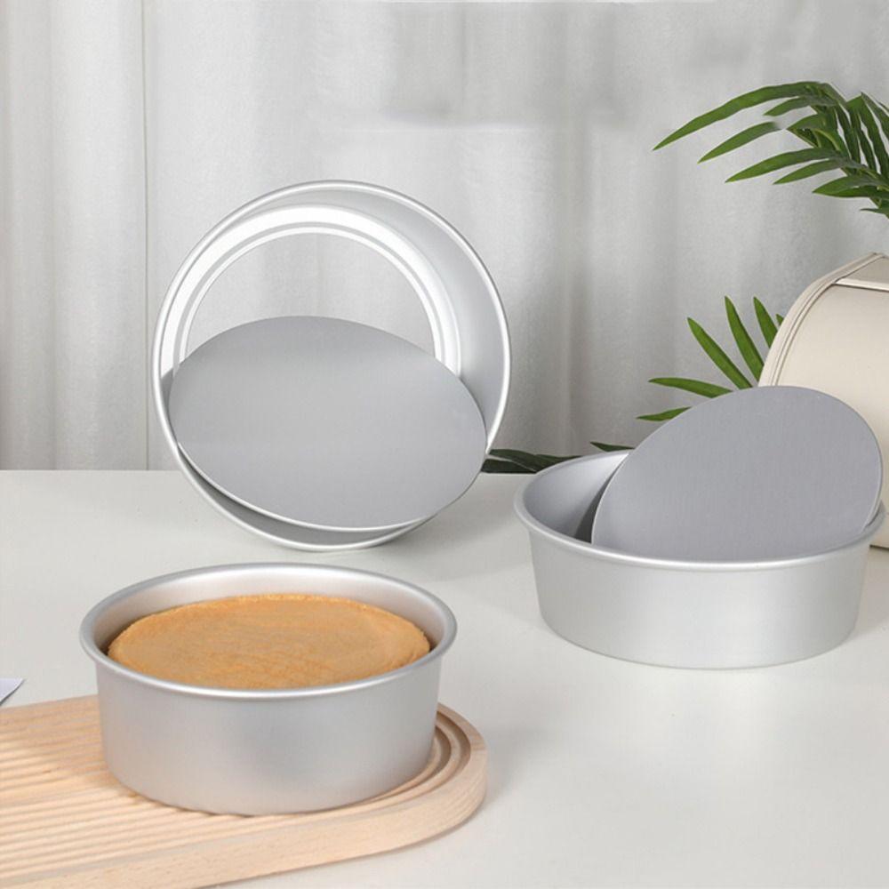 Removable Bottom Cake Pan Round Baking Mould Deep Pudding Mold  Bakeware