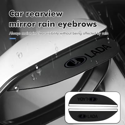 Auto Seitenrückspiegel Regenschutz Sonnenblende Protector Für Lada Xray Limousine Sport Granta Priora Kalina Vesta Samara