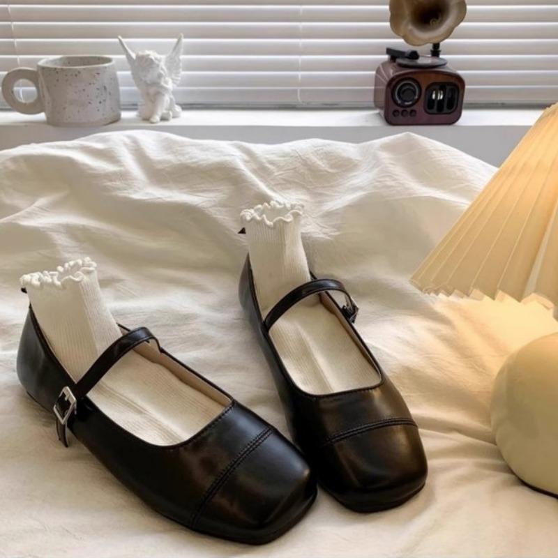 

Маленькие кожаные туфли для девочек Стильные детские туфли принцессы Туфли для выступлений на мягкой подошве 34 чёрный