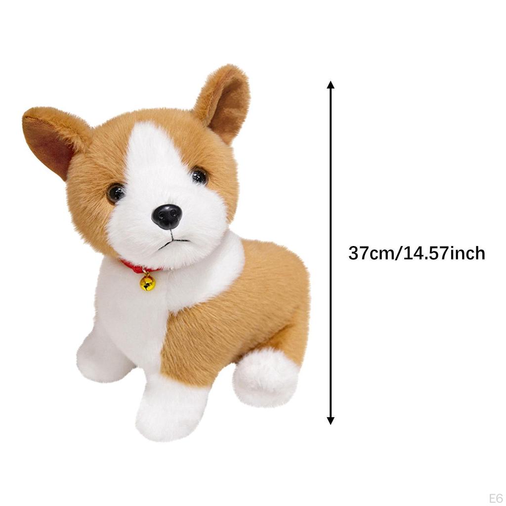 Corgi Dog Plush Toy Lovely Puppy Doll for Children Kids Birthday Gifts 25cm