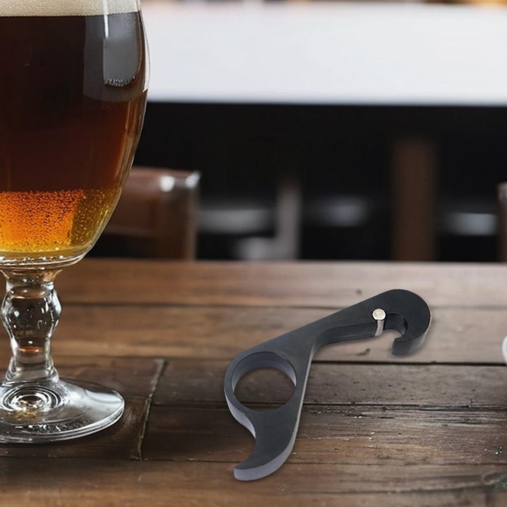 Magnetic Bottle Opener Portable One-handed Beer Opener Wine Champagne Lid Openers Beverage Jar Opener for Household Kitchen Bar