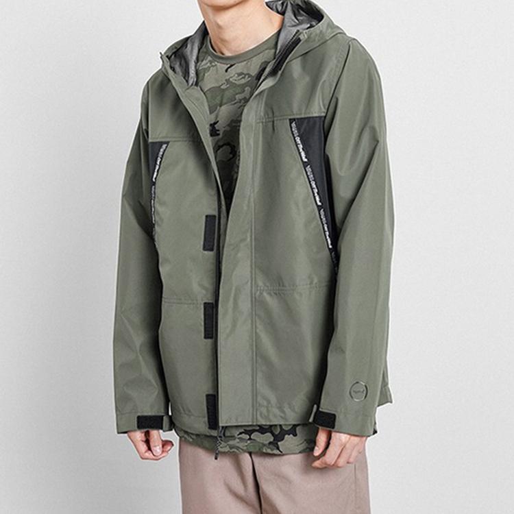 Vans Essential Windbreaker Jacket Men Outerwear Gray VN0A489MKCZ