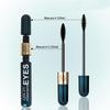 New 4D Mascara Double Effect Lengthen Curling Thick Eyelash Extension Long Lasting Silk Fiber Eye Lashes Makeup Mascara Cosmetics