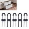 5Pcs Cabinet Handle Locks Multifunctional   U Shaped Child   Locks for Cabinet Drawer Gate Furniture Door Closet