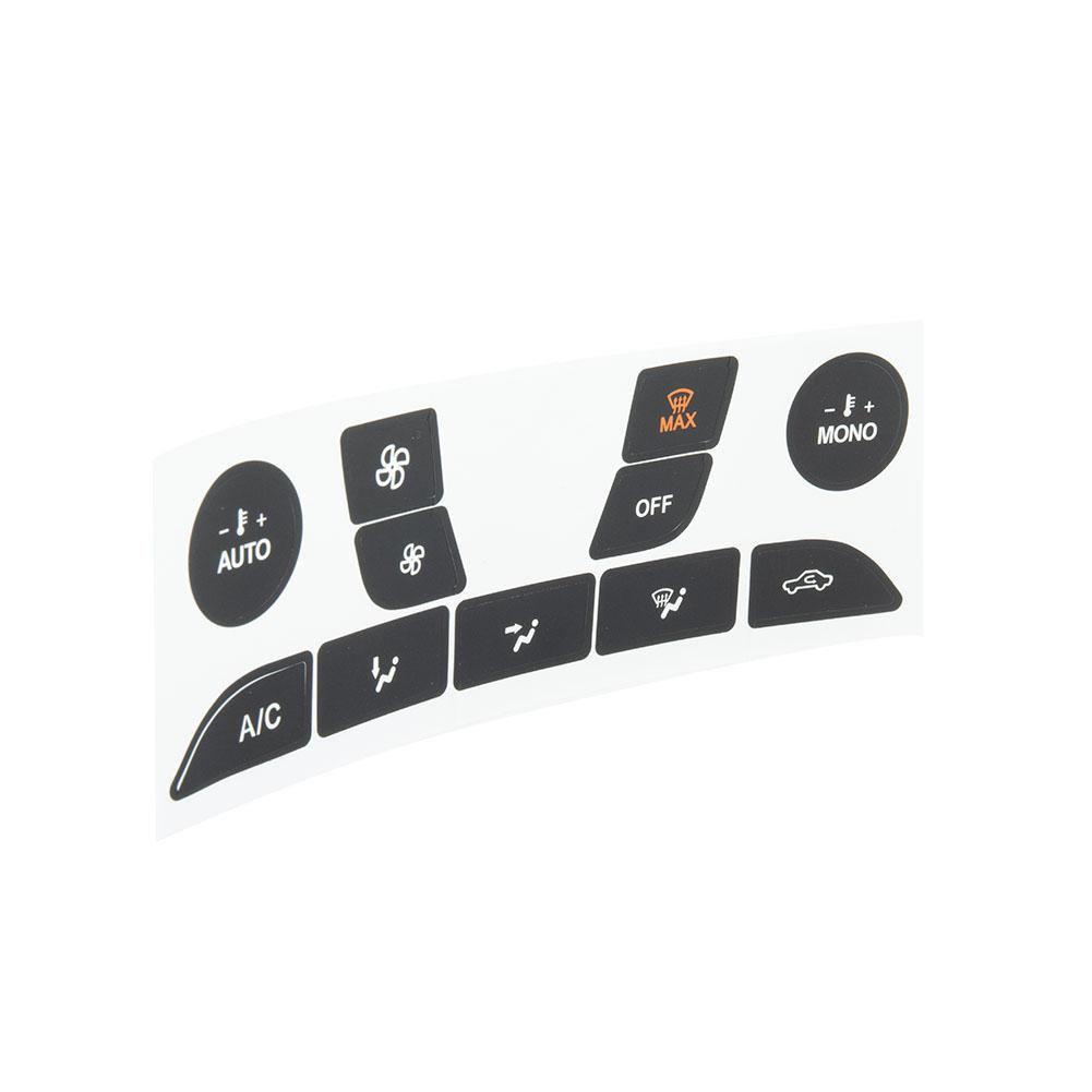 Accesorii Autocolant de reparații Comutator de comandă aer condiționat auto negru