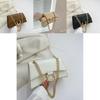 Chain Crossbody Bag Women 2023 Summer New Fashion Bag Women Simple Shoulder Bag Street Trendy Pu Material Small Square Bag