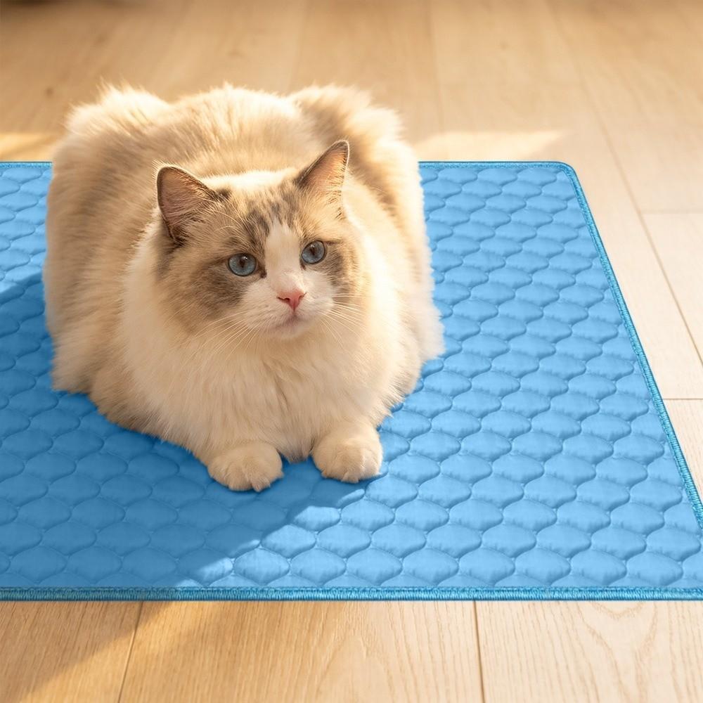 Kennel Liner Nonslip Dog Cooling Pad Breathable Soft Pet Cool Mattress Ice Silk Comfortable Pet Ice Pad Kennel