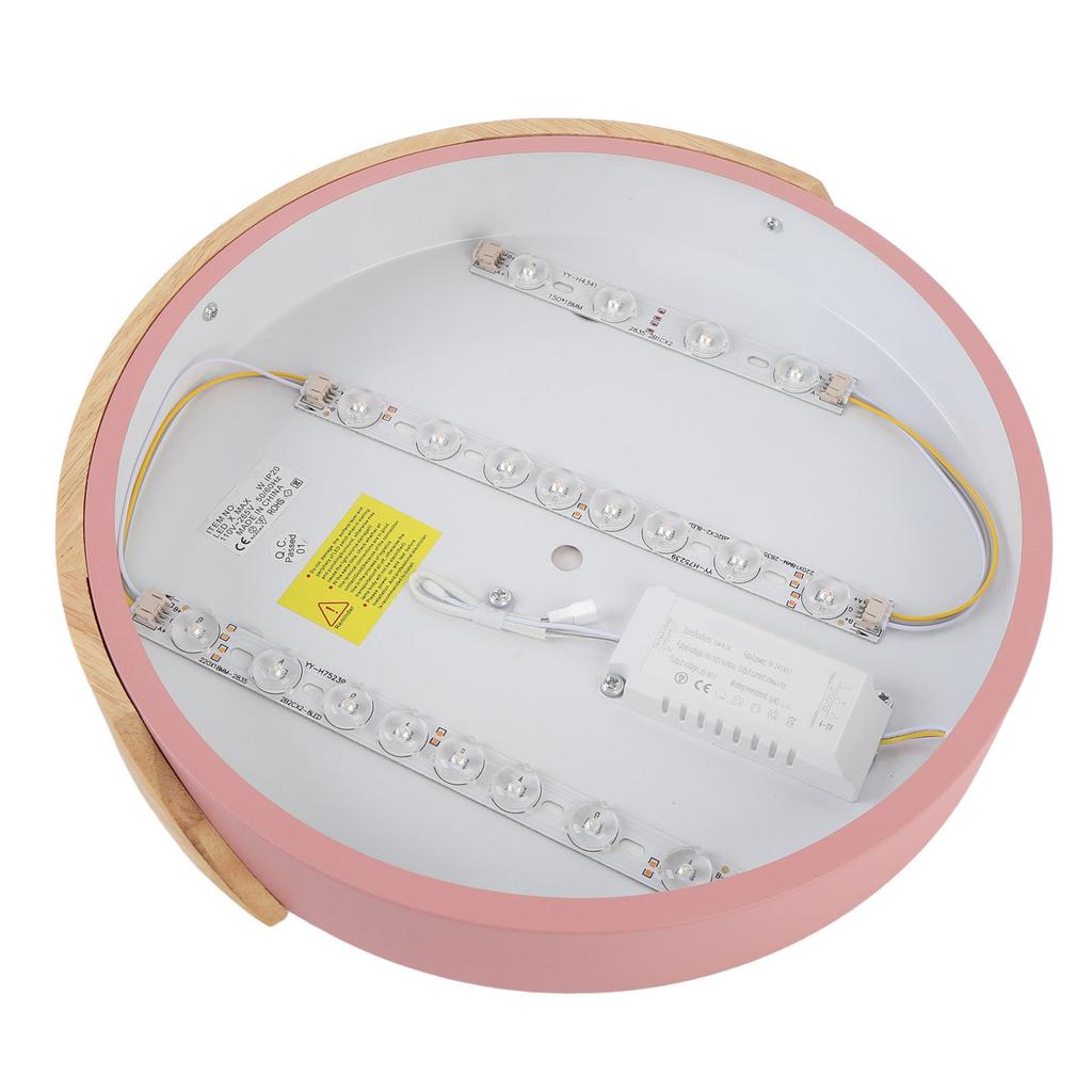 LED Ceiling Light Modern Round Dimming Indoor Flush Mount Lamp with Remote Controller for Bedroom