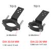 Motorcycle Headlight Bracket Universal Mount TG11/TG13 Aluminum Alloy Adjustable Clamp Spotlight Holder