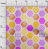 oneOone Cotton Flex Fuschia Pink Fabric Floral Sewing Fabric By The Yard Printed Diy Clothing Sewing Supplies 40 Inch