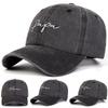 Washed Cotton Mama Papa Embroidery Caps Adjustable Baseball Cap Parents Couple Baseball Hats  Gift