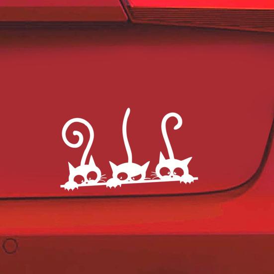 Cute Car Sticker Adorable Wide Use Good Visual Effect