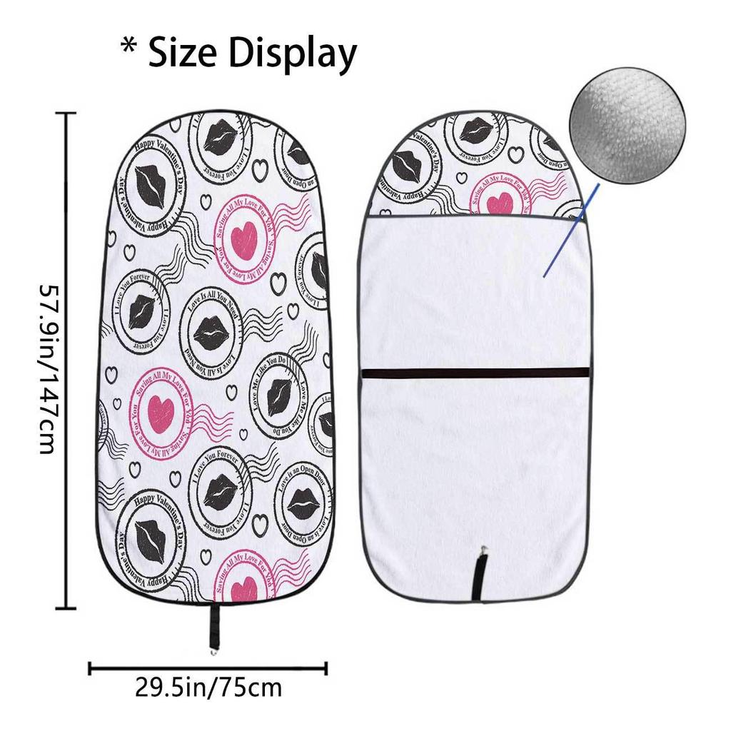 Universal Car Seat Towel Cover - Front Seat Protector for Gym & Workout, All-Season, Fits Most Vehicles