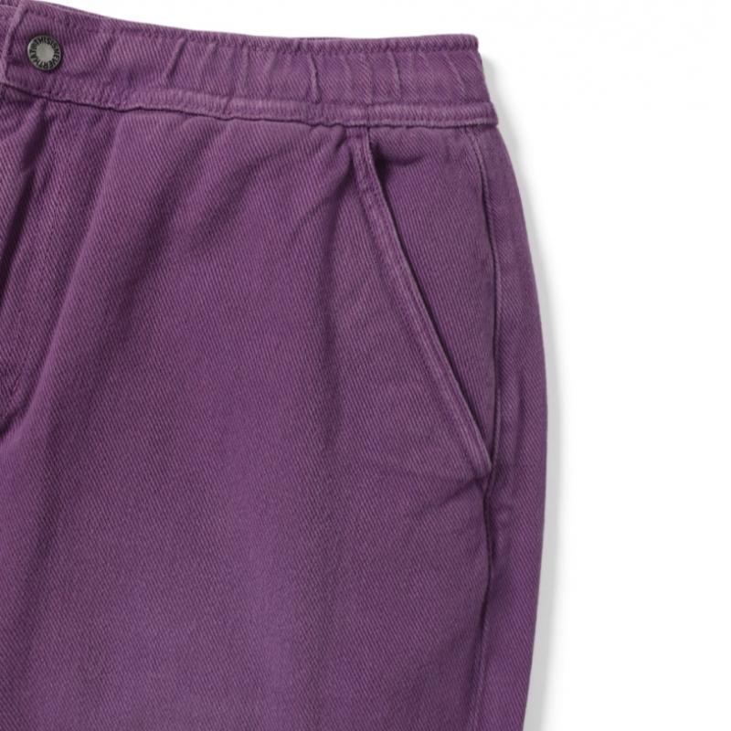 Thisisneverthat Overdyed Twill Pant Plum