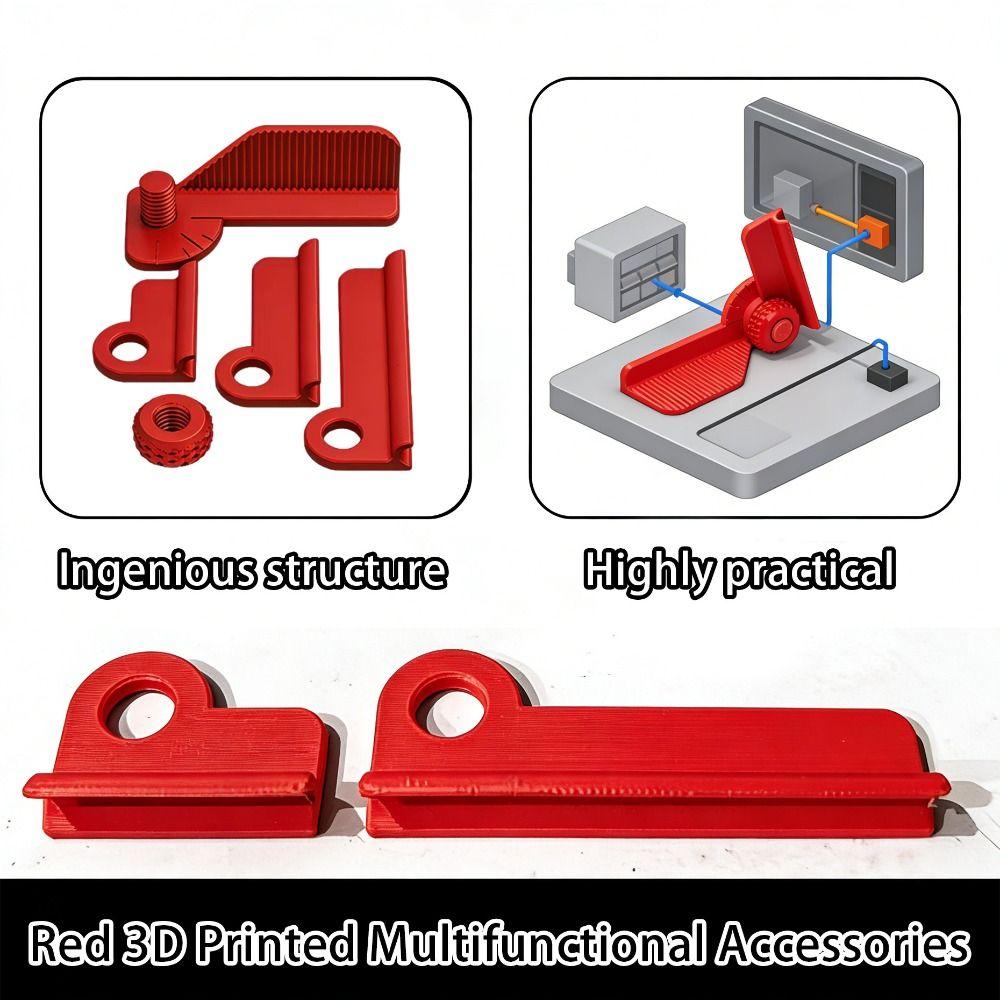 7sets/bag 3D Printed 3D Printed Angle Drill Locator Precise Hole Drilling Guide Bracket DIY Tasks