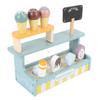 Wooden Ice Cream Toy Playset Simulation Playhouse Ice Cream Shop Playset Interactive Educational