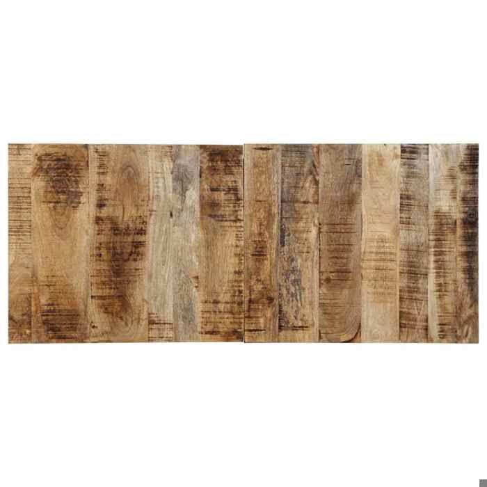 VidaXL Tête de lit 120 cm bois de manguier brut massif, panneau de tête de lit, tête de lit en bois massif, tête de lit 4017491