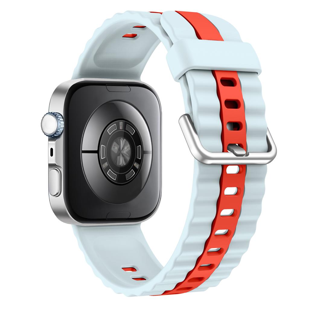 KALEBOL Silikonband für Huawei Watch Fit 4 Pro/Fit 4/Fit 3 Zweifarbiges Ersatz-Uhrenarmband