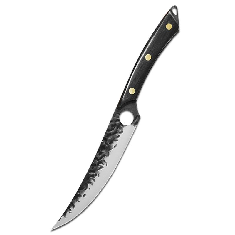 Forged Butcher Knife Kitchen Paring Boning Knife Handmade Utility Meat Cleaver Chef Filleting Knife Outdoors Fishing Knife