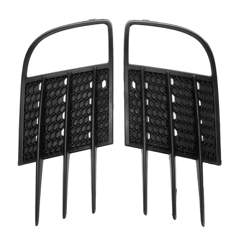 Pair ABS Car Front Bumper Fog Light Grille Cover Fog Light Cover Trim For VW Golf 6 MK6 VI GTI R R20 2008-2013 5K0853665C