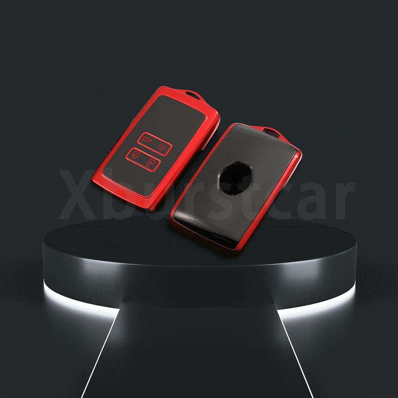 Tpu Shell Fob For Renault Megane Captur Espace Kangoo Sandero Talisman Koleos Kadjar Clio Car Smart Key Case Cover Accessories