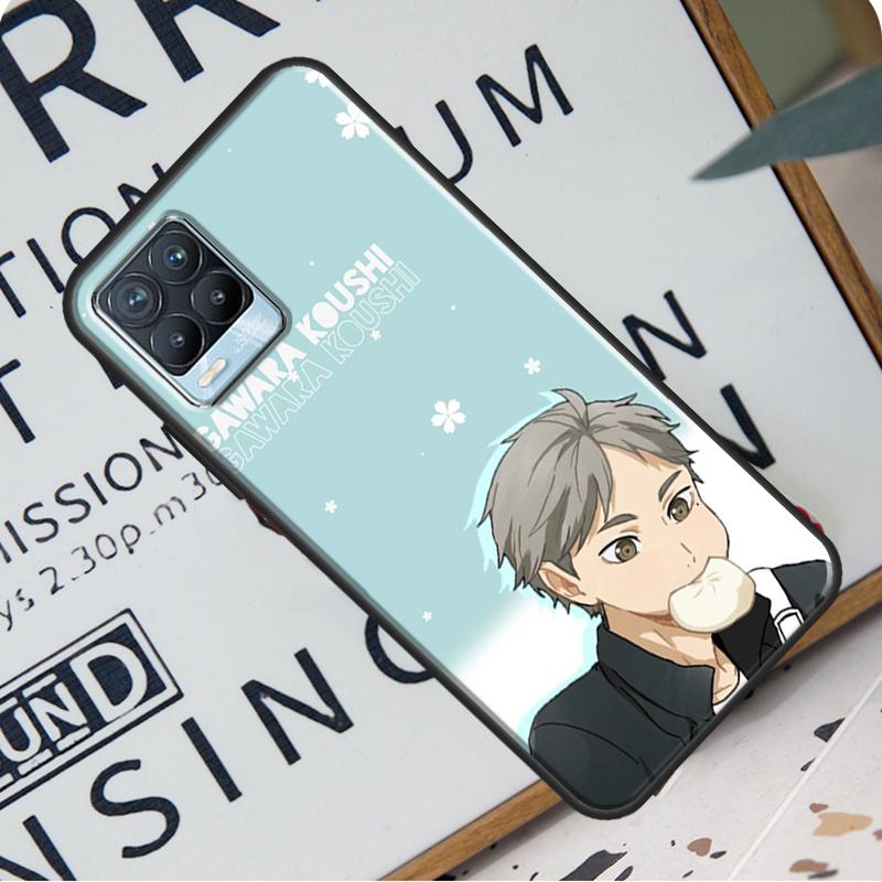 Pouzdro na telefon Haikyuu Sugawara Koushi pro OnePlus 9 Pro 8T 9R Nord 2 pro Realme 6 7 8 Pro 8i GT Master GT Neo 2 C21