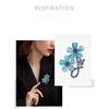 Fashionable Plant Flower Chest Flowers, Brooches, Instagram Style Accessories, Trendy Clothing with Elegant Design Sense, Accessory Pins