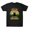 Camping Funny Gift Unisexs Only Cotton Tshirt Llama Prevent Drama Can You Vintage