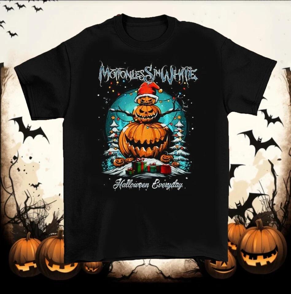

Motionless In White Halloween Everyday Cotton Men Women Tee Shirt UU434 S
