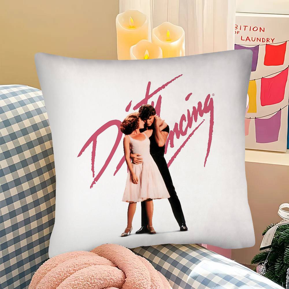 Vintage Film Classic Dirty Dancing Pillow Case Fashion Square Pillowcase Bedroom Sofa Room Ins Decoration Leisure Cushion Cover