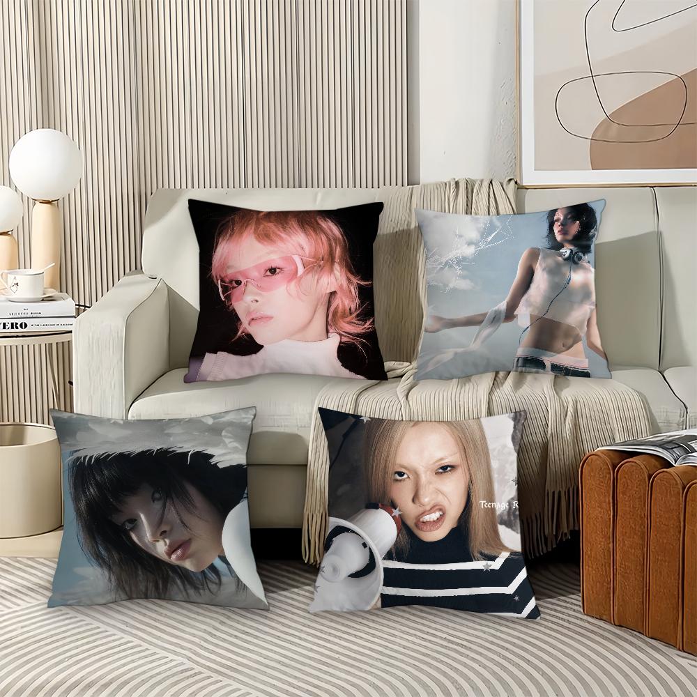 Singer Lexie Liu The Happy Star Pillow Case Office Cushions Suitable For Sofa Car Bedroom Decorative Cushion Cover