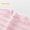 Balabala Unisex Striped Long-Sleeve T-Shirt