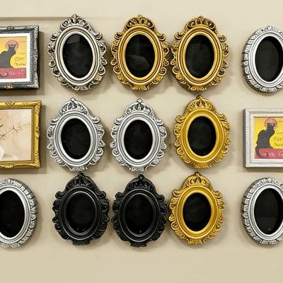 Plastic Mini Photo Frames Fridge Magnet  Photography Background Decoration